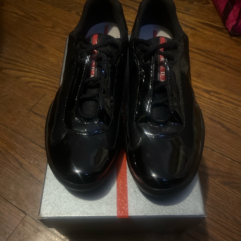 Black Prada Cup Sneakers